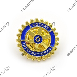 Rotary enamel pin