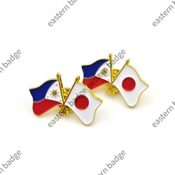 Philippines and Japan Flag Pin