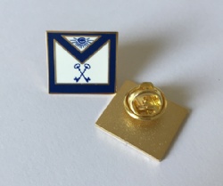 masonic apron pin