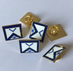 masonic apron pin